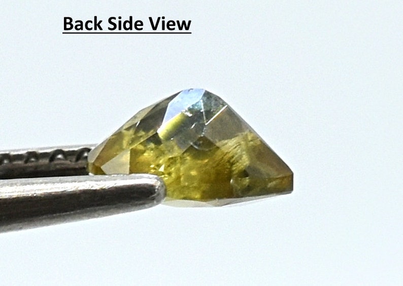 Gold Sheen Sapphire With Shimmering Golden Schiller Effect 4.7X6.5 MM Pear Shape Shiny Golden Sheen Sapphire For Jewelry Making GS-9 image 9