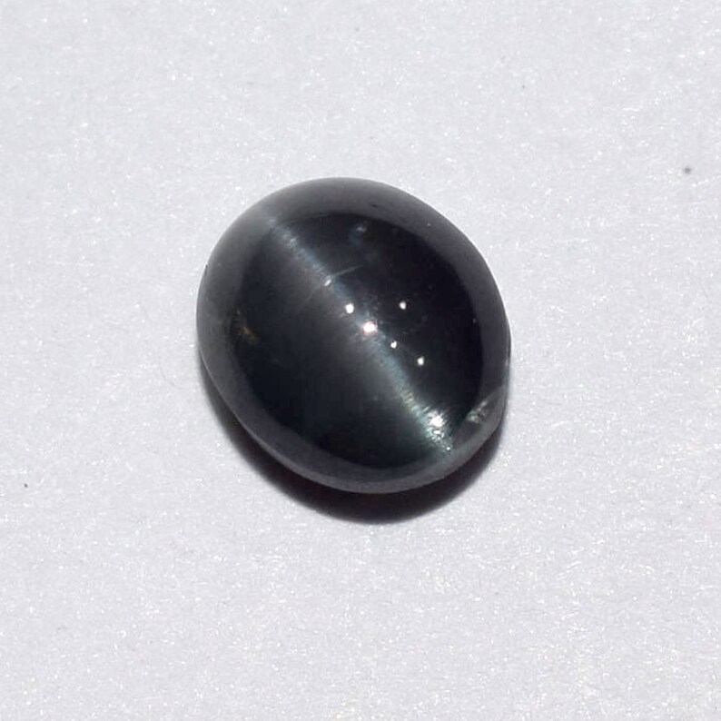 Natural Alexandrite Cats Eye Color Changing Gemstone 5.2*6.2 mm Approx Size Oval Shape Cabochan Free Shipping