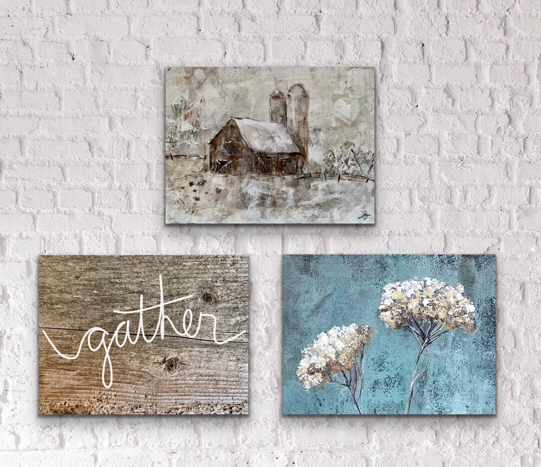 Farmhouse Wall Decor, Rustic Prints, Fixerupper Style Decor, Vintage ...