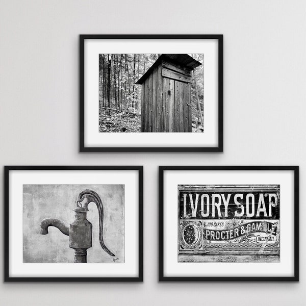 Farmhouse Bathroom Wall Decor - Etsy