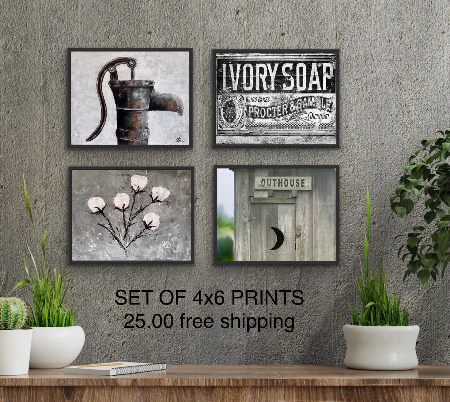 Rustic bathroom wall on sale decor