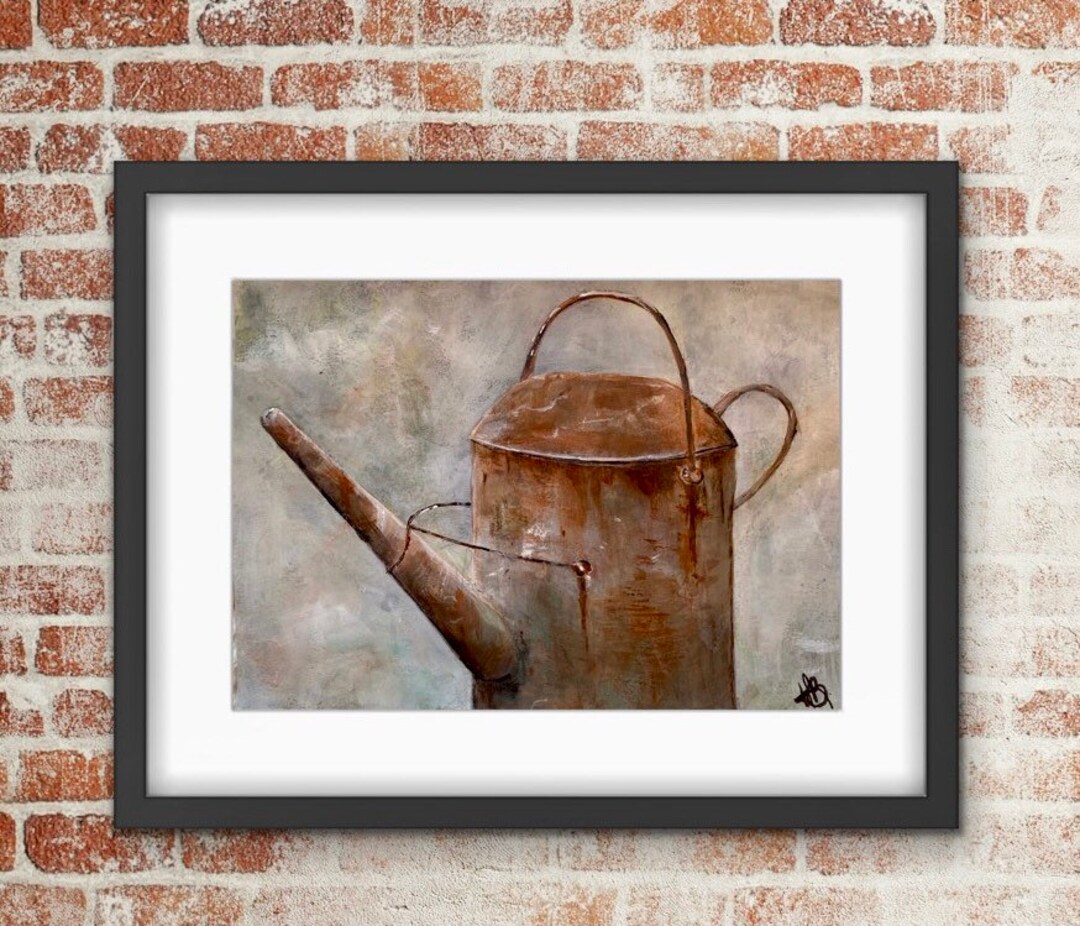 Farmhouse Wall Decor, Rustic Copper Can, Modern Farmhouse, Industrial ...