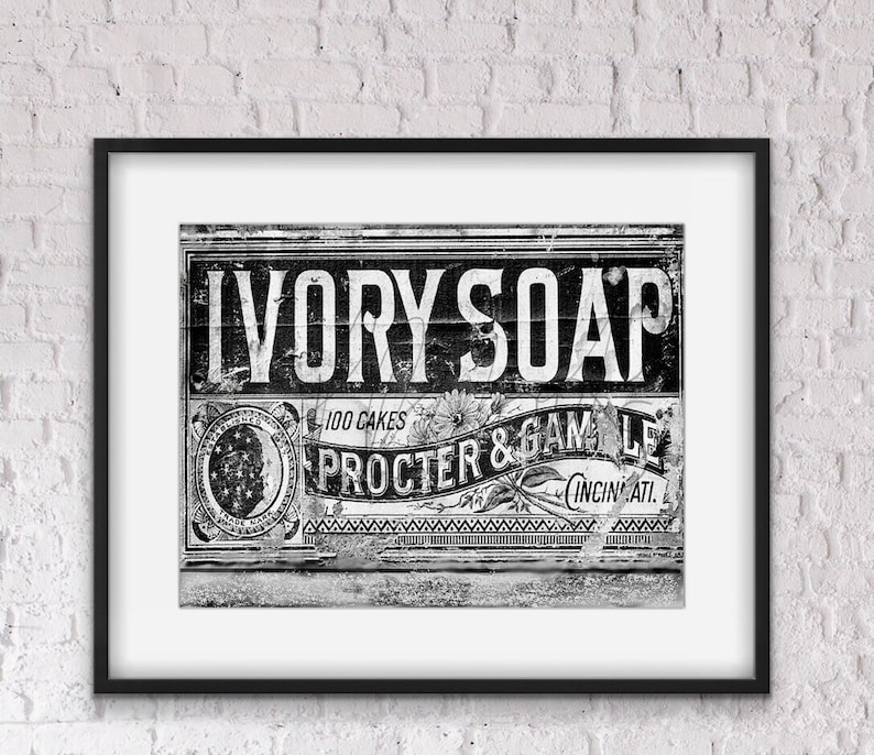 Farmhouse Wall Decor Rustic Bathroom Decor Vintage Bath - Etsy
