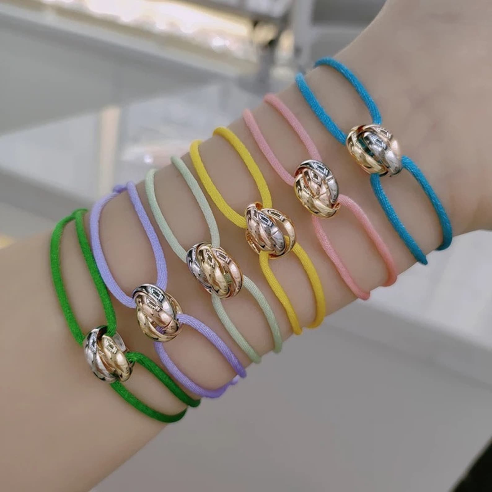 19 Farben unendliche Trinity Armband unendliche cartier Seiten Etsy.de