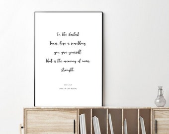 In the darkest times, hope - Uncle Iroh Quote