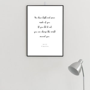 You have light and peace inside - Uncle Iroh