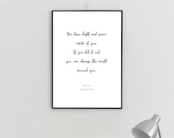 You have light and peace inside - Uncle Iroh