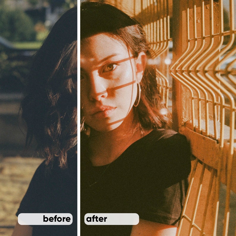 Mobile Lightroom Preset Vintage Film Photography Preset Etsy