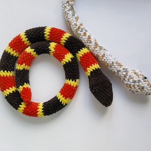 Snake plush , Stuffed snake, Gift snake, Cute Snake interior  for photo props