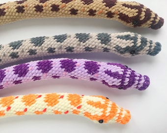 Western Hognose Snake plush , Stuffed snake, Gift snake, Cute Snake interior  for photo props