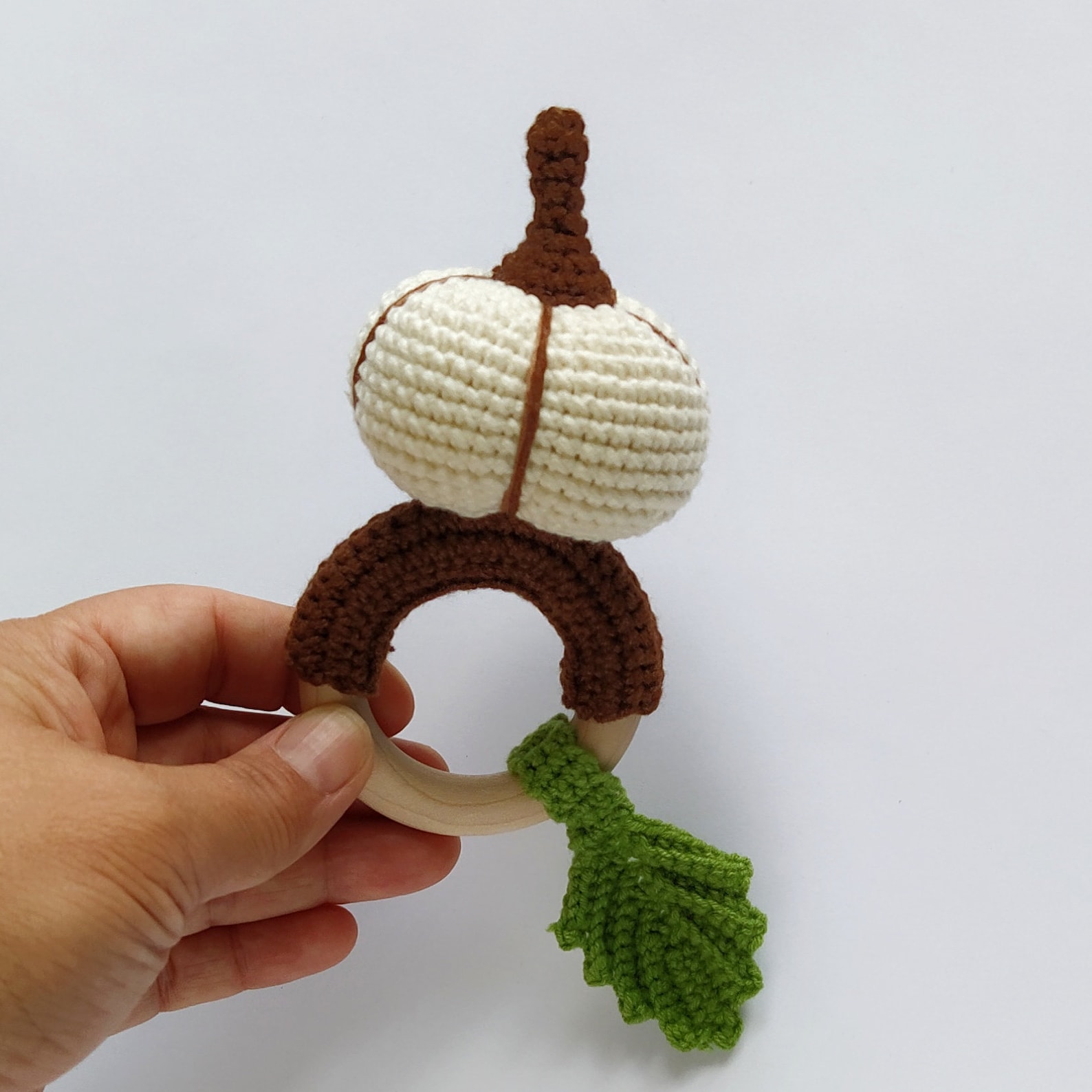 Pumpkin Rattle Toy Halloween Baby Rattle Autumn Baby Shower Etsy