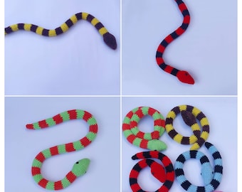 Cute Snake Plushie , Snake plush toy, Stuffed snake,