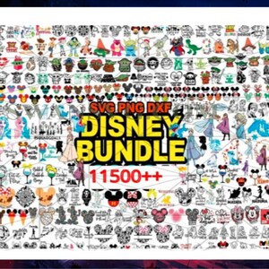 11.500+ Disney-bundel SVG, Disney Cartoon Svg, prinses Svg
