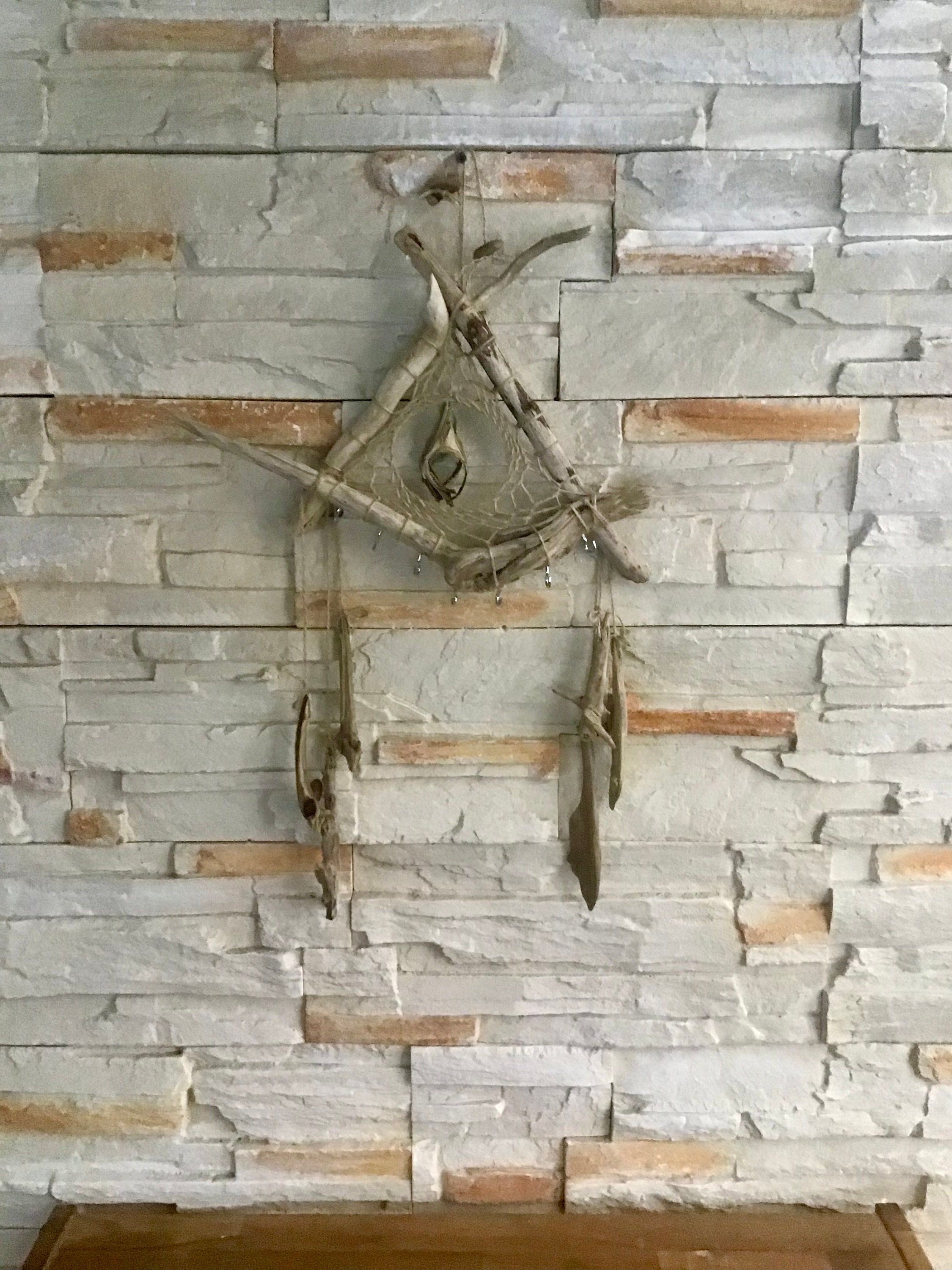 Driftwood Dream Catcher Driftwood Wall Driftwood Wall Decor Mobile Wall ...