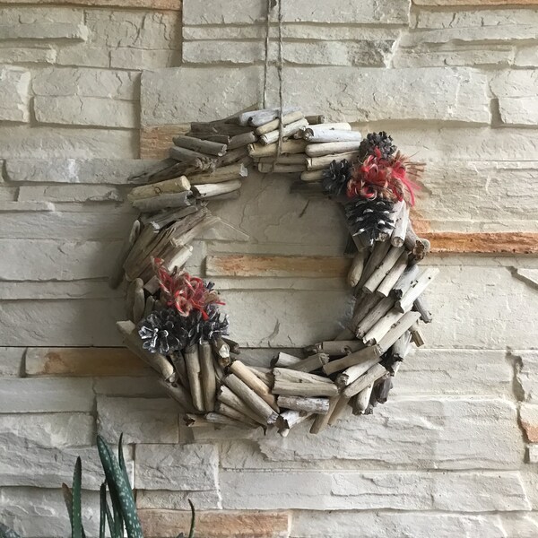 Driftwood wreath christmas