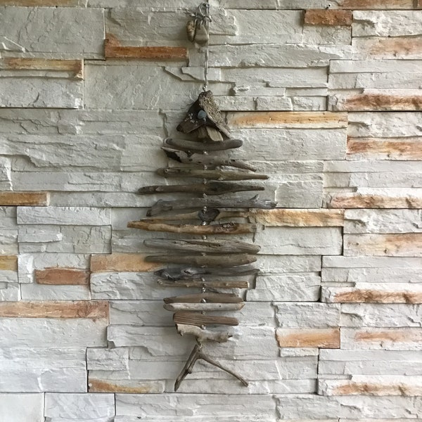 Driftwood Wall Art Driftwood Wall Decor Driftwood Fish Driftwood Garland Mobile Wall Hanging