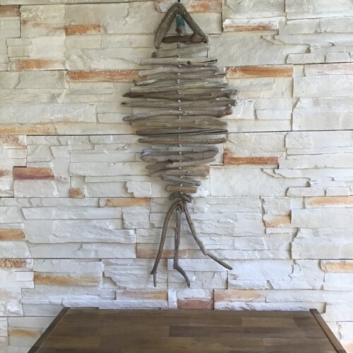 Driftwood Fish . Driftwood Fish Wall Art Etsy