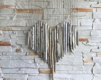 Driftwood Heart Wall Decor - Etsy