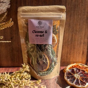 Cleanse and reset simmer pot | Spiritual cleansing kit | Home blessing stovetop potpourri | Energy clearing gift