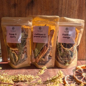 Paquete de ollas para cocción a fuego lento / Artículos de brujería en Australia / Kit de popurrí para estufa / Set de regalo para rituales de brujería en la cocina