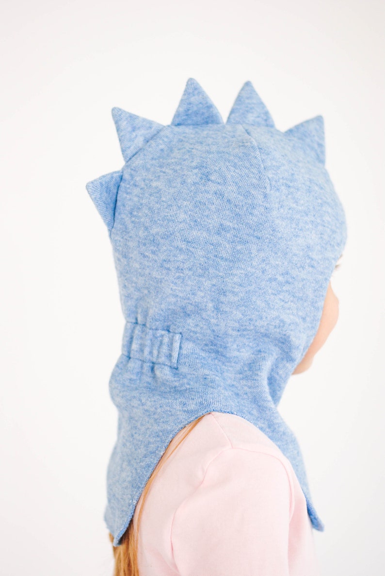Kids/' Winter Hood Cap Dino Balaclava Hat for Baby Boy and Girl Bear Neckhoodie PDF Sewing Pattern Sizes 44-56 cm