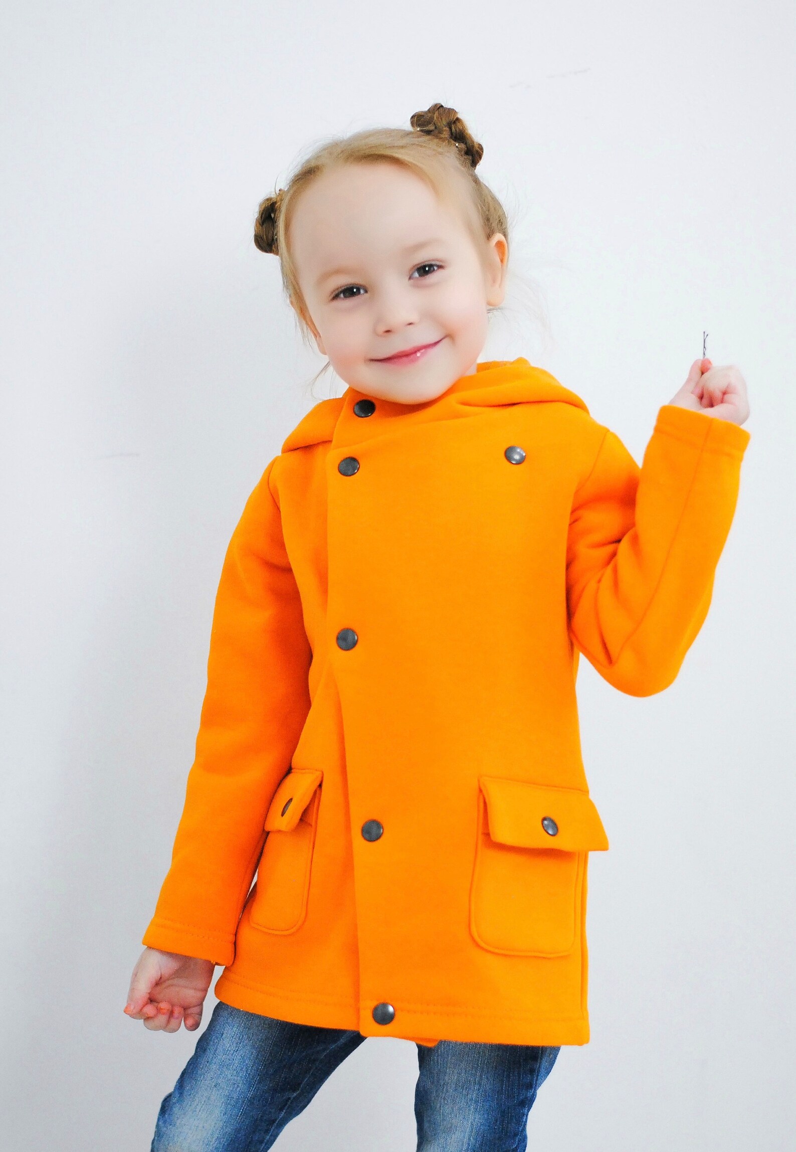 Kids' Hooded Jacket Sewing Pattern PDF / Sizes 80158 cm Etsy