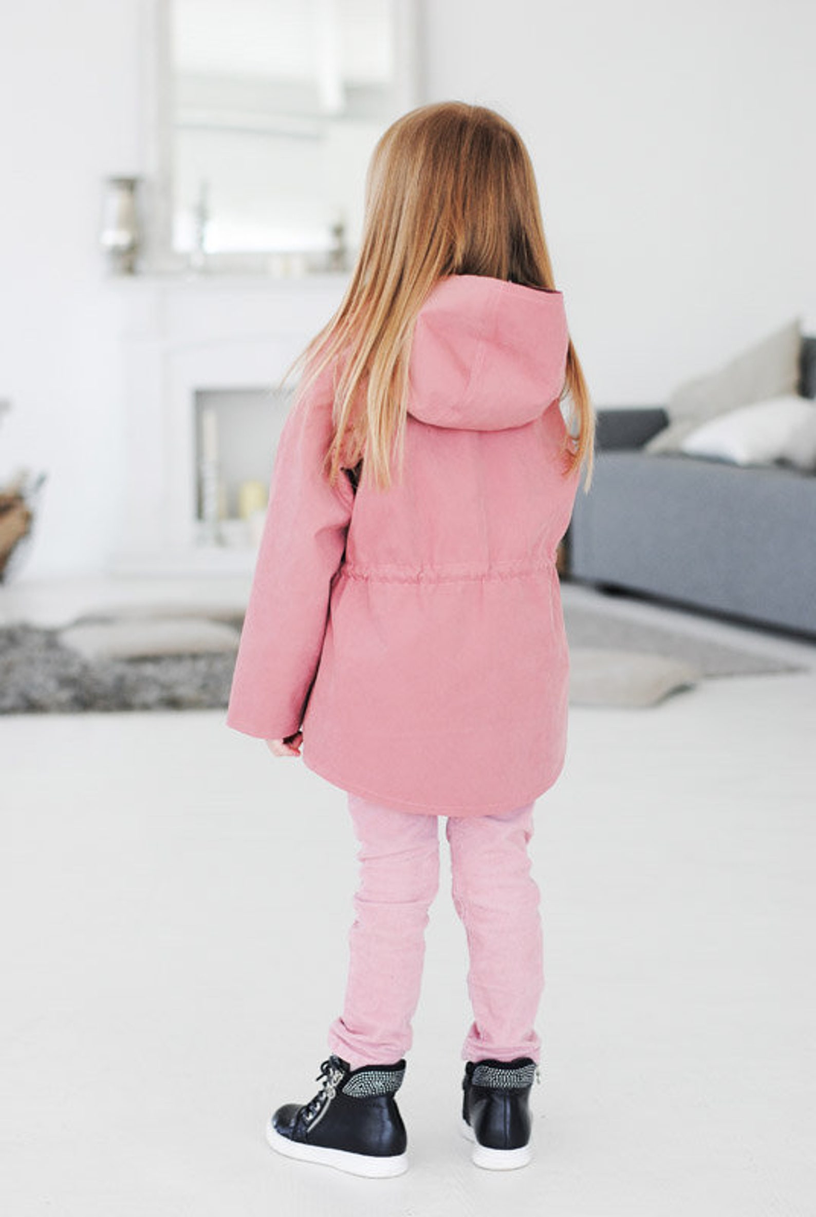 Kids' Hooded Windbreaker Sewing Pattern PDF / Sizes 80158 Etsy