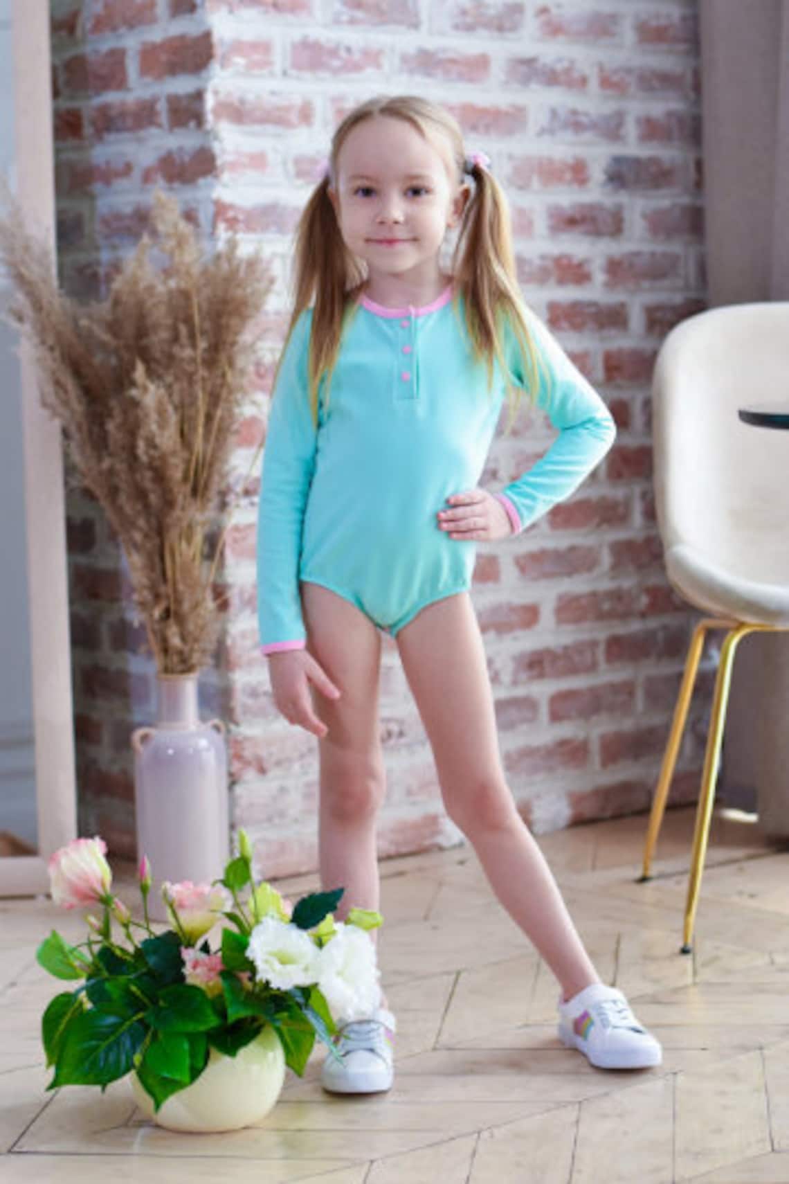 Baby girl long sleeve bodysuit for fall Baby summer bodysuit Etsy