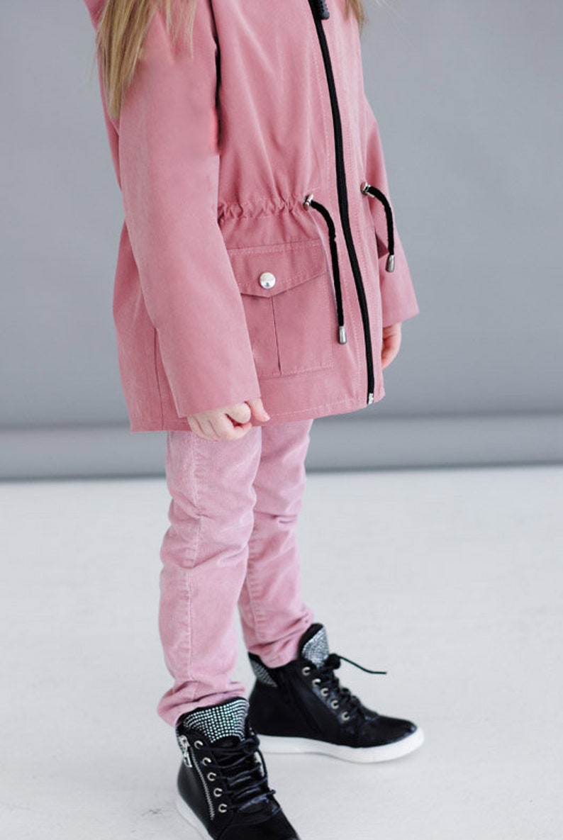 Kids' Hooded Windbreaker Sewing Pattern PDF / Sizes 80158 Etsy