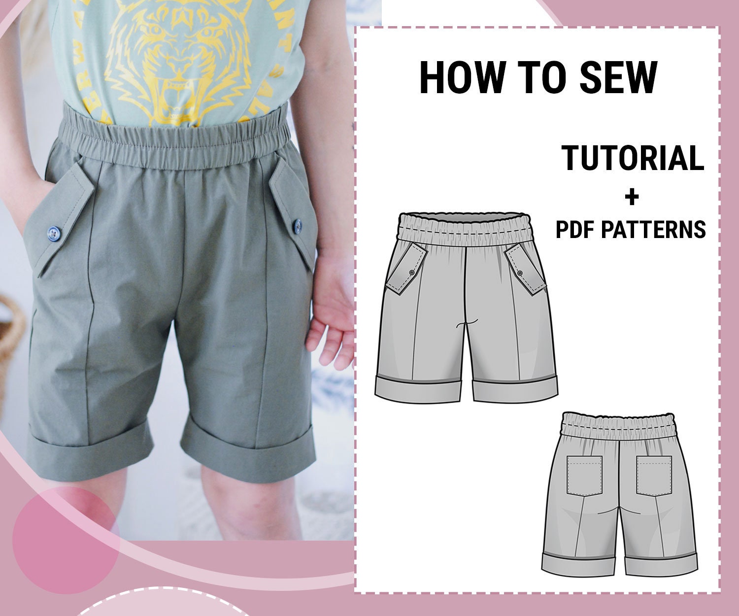 cotton shorts pattern