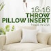 see more listings in the Throw Pillow Inserts section