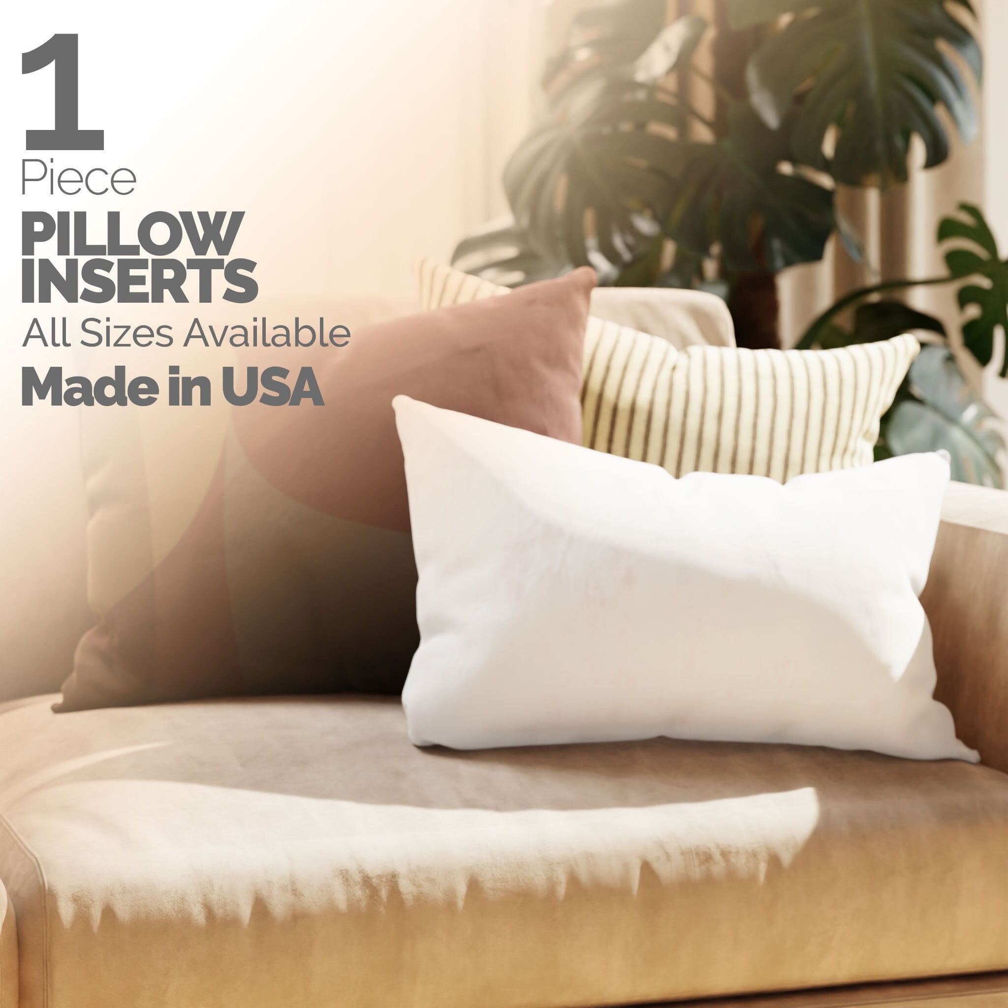 Poly Fil Weather Soft Indoor & Outdoor 20x20 Pillow Insert