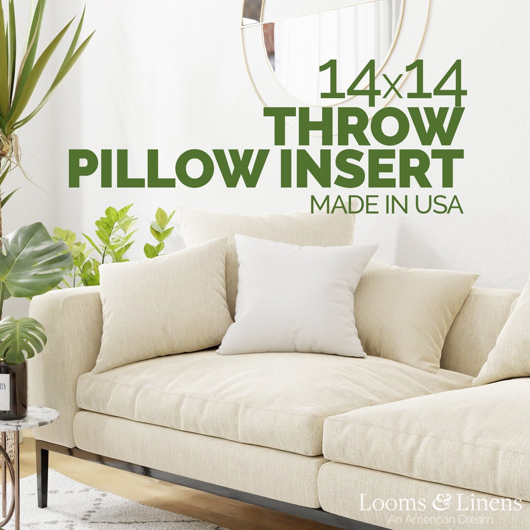 14x14 Pillow Insert 14 Inch Square Pillows Stuffing Throw Inserts Sham