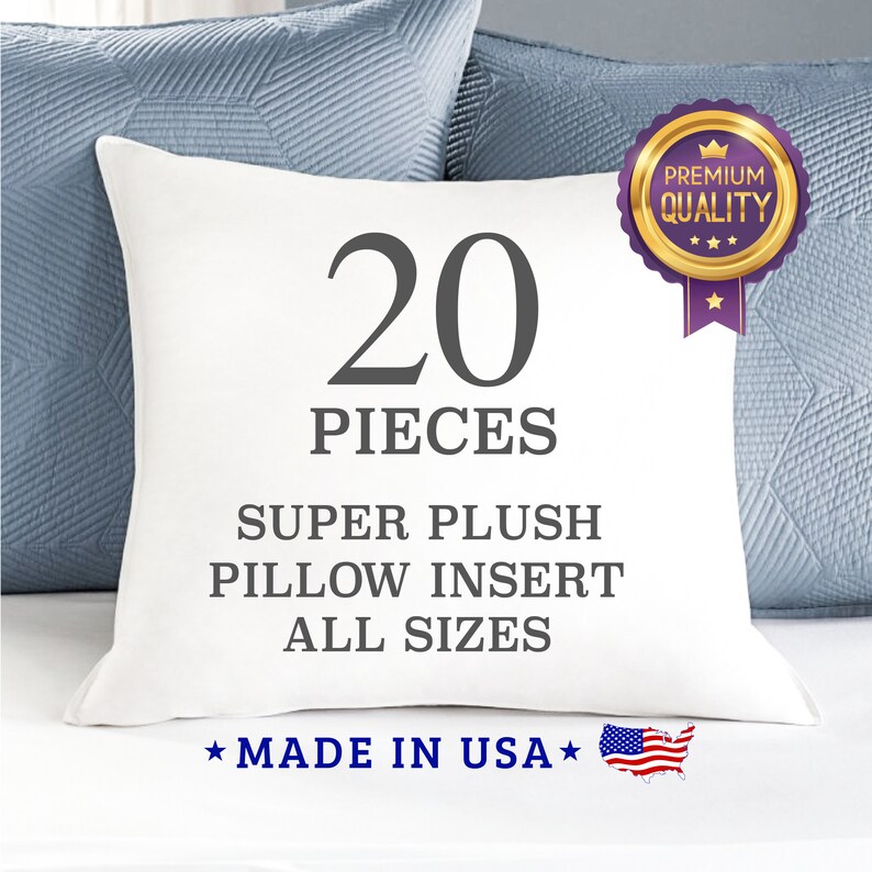 Form Insert Throw Pillow Inserts Square Euro Pillows Sham Etsy