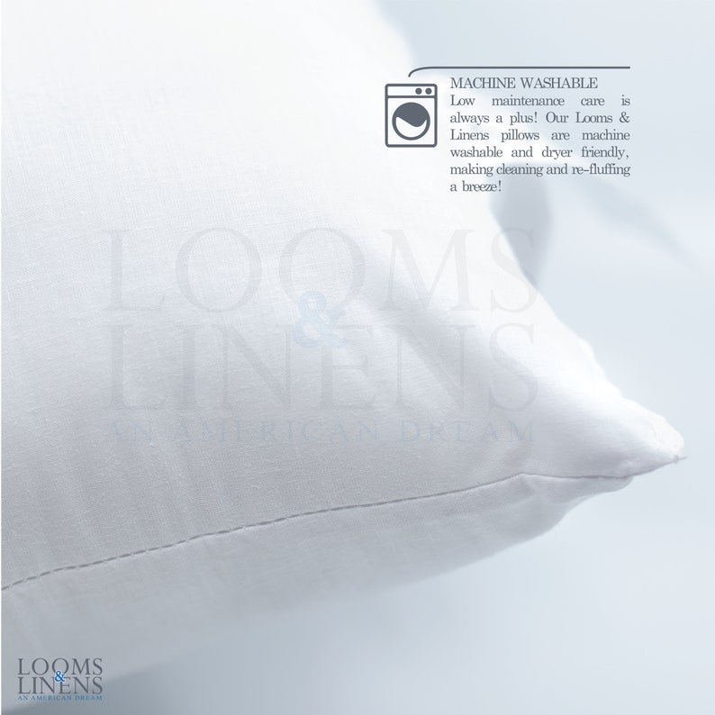 Throw Pillow Stuffing Sham Inserts Euro Square Pillows Down Etsy