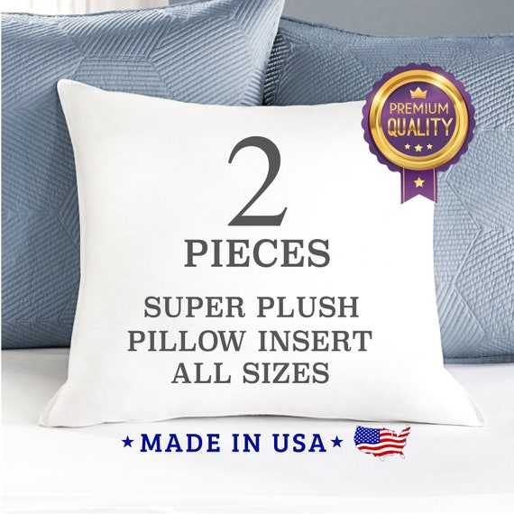 New Pillow Insert Form Premium ALL SIZES! Made in USA Square Euro