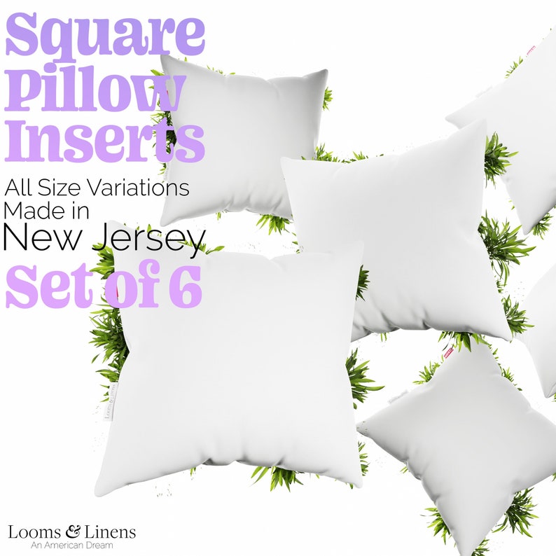 Euro Pillow Stuffing Throw Pillow Inserts Hypoallergenic Etsy