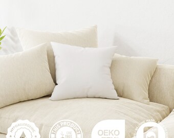 ACCENTHOME 18x18 Pillow Insert - Hypoallergenic Square Throw Pillow Form For Decor