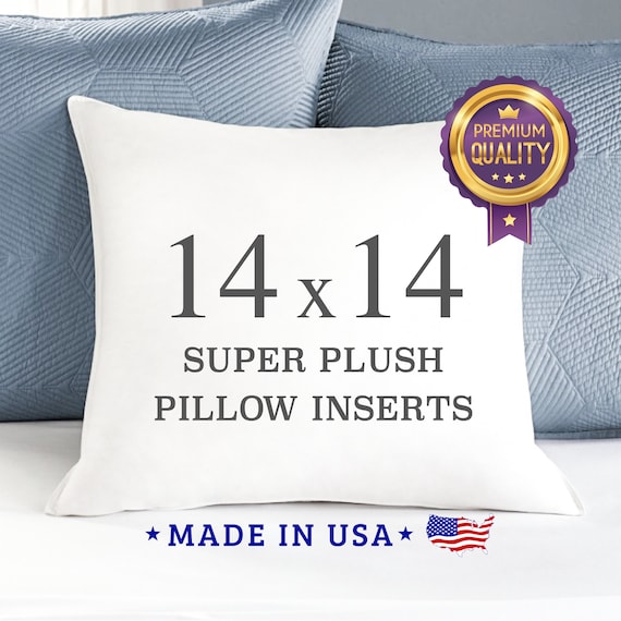 14x14 Inch Square Pillow Stuffing Throw Pillow Etsy