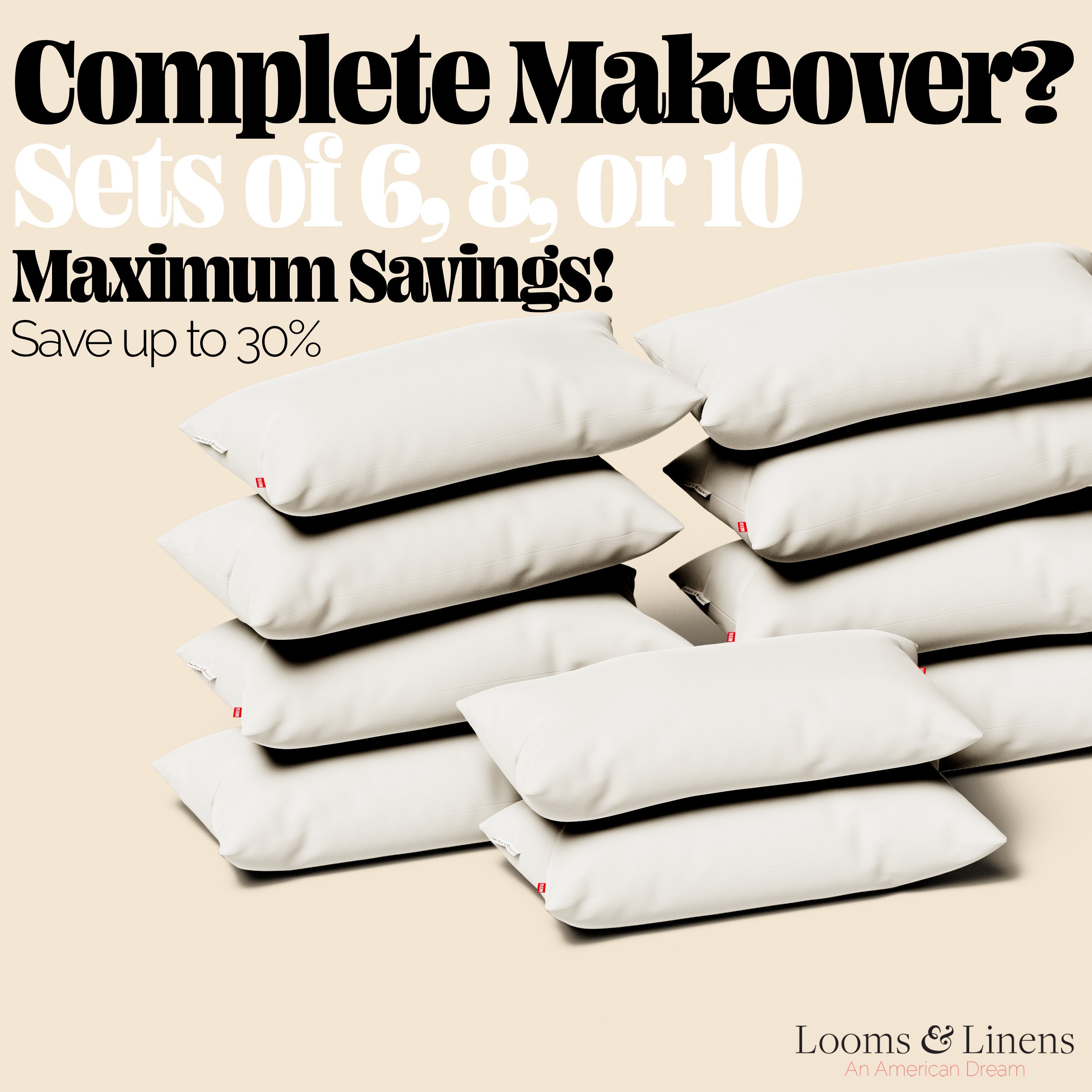 Lumbar Insert Down Alternative Pillow Forms Boudoir Pillow Etsy