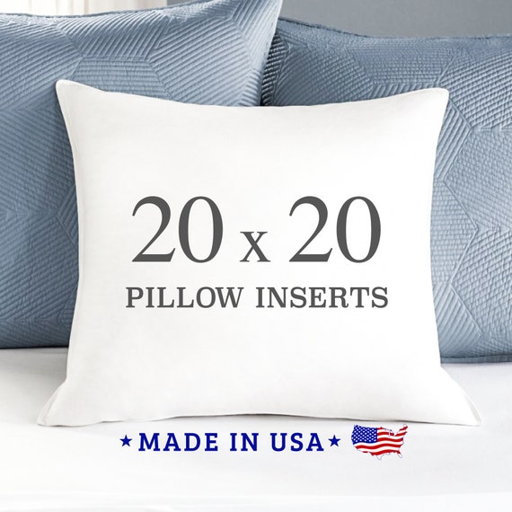 20x20 Inch Pillow Insert Square Pillow Stuffing Etsy