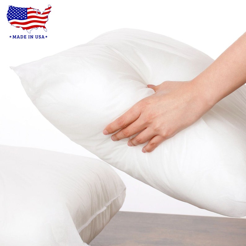 Form Insert Down Alternative Pillow Forms Square Pillow Etsy