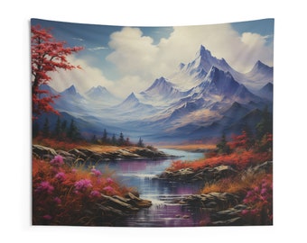 Landscape Nature Indoor Wall Art: Hanging Tapestries for Medium | Large Decor, Home, Dorm Room Gift - Wall Tapestries Housewarming Gifts