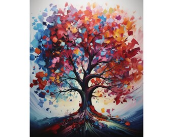 Tree of Life Wall Art Spiritual Harmony Art Decor Wall art Poster Print 16x20