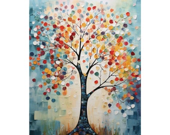 Tree of Life Wall Art Spiritual Harmony Art Decor Wall art Poster Print 16x20