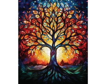 Tree of Life Wall Art Spiritual Harmony Art Decor Wall art Poster Print 16x20