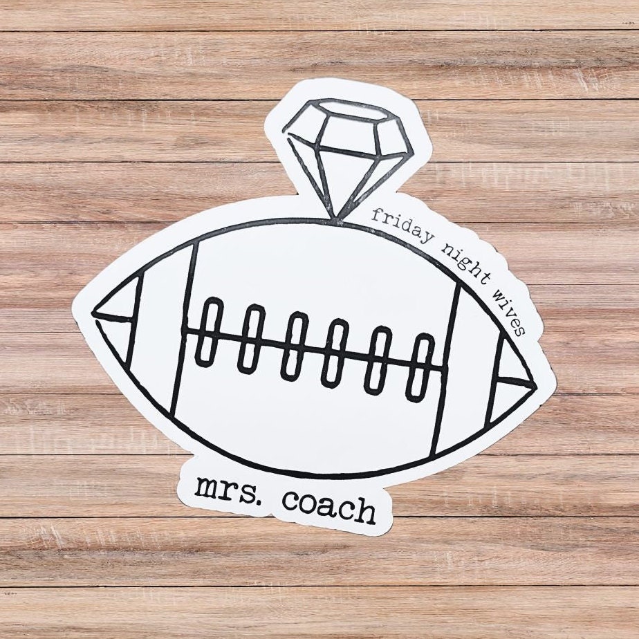 Baseball Mrs. Coach Sticker for Coach Wife Mothers Day Gift Idea ...