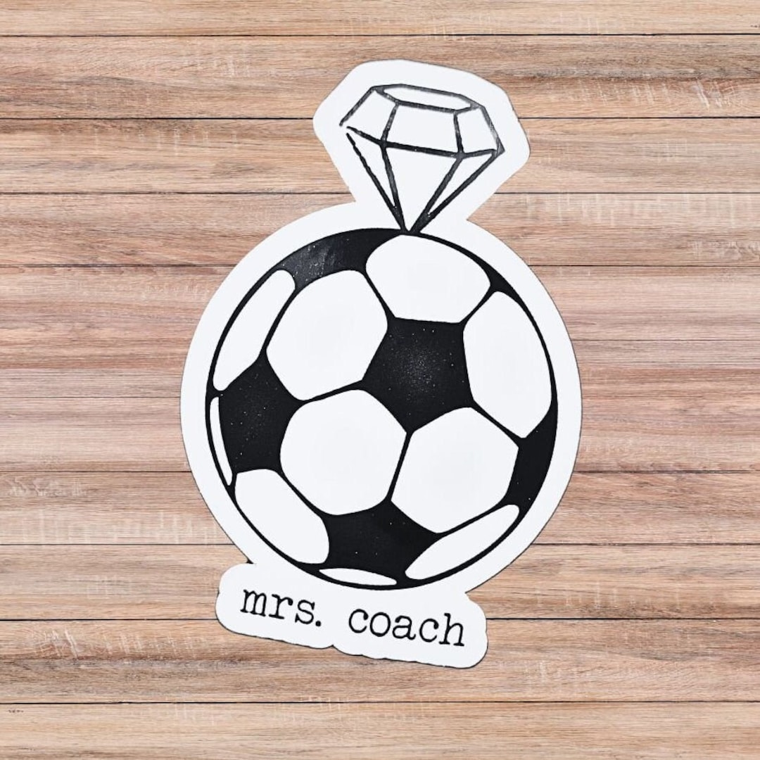 Soccer Mrs. Coach Sticker for Coach Wife Mothers Day Gift Idea Soccer ...