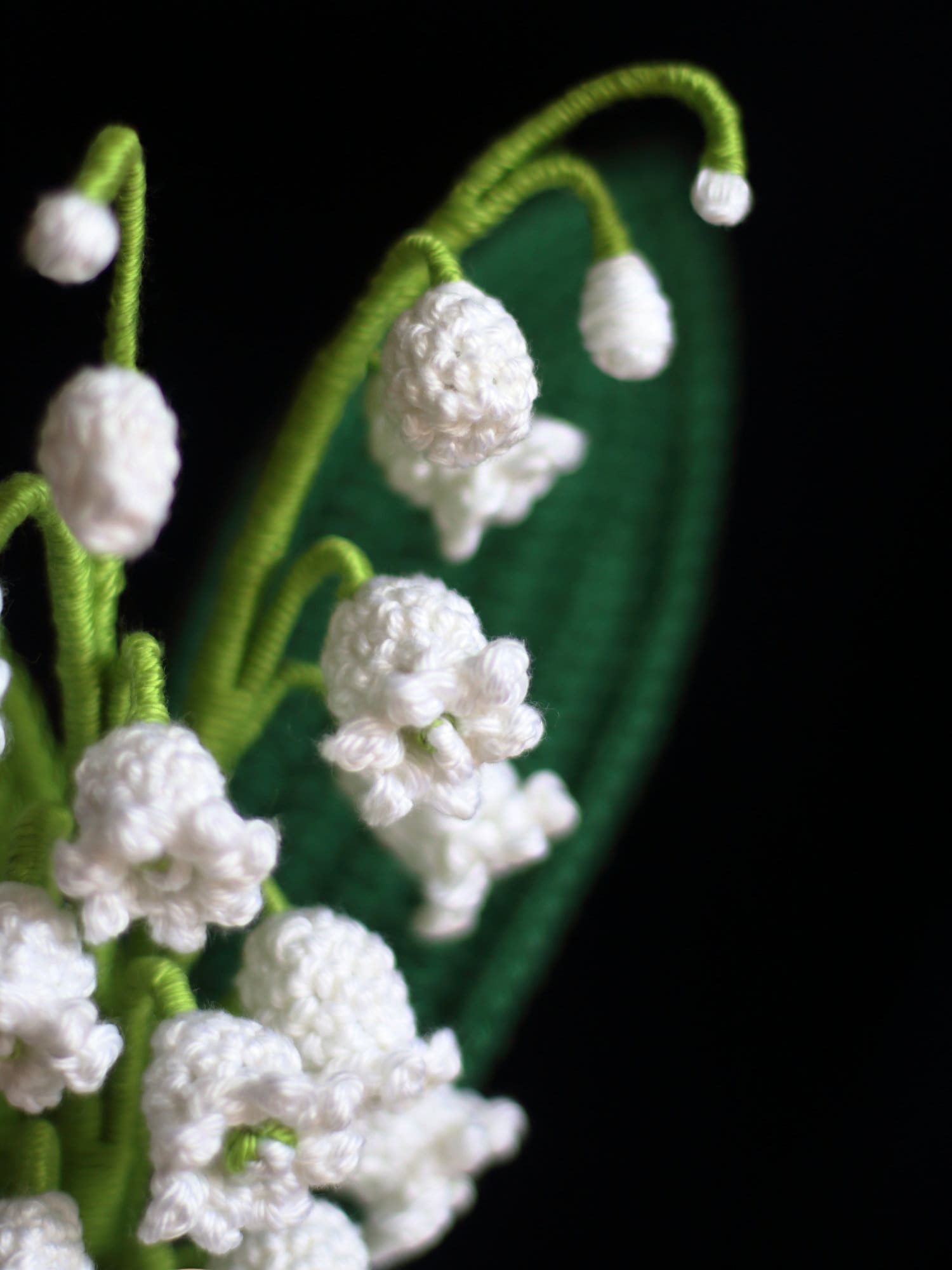 37 Lily of the Valley Crochet Patterns for Elegant Flowers, Gifts, and Home Decor 19 Lily of the Valley Crochet Bouquet