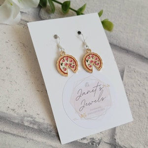 Pizza Earrings
